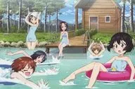 集合(プール) キャラクターデザイン・総作画監督：杉本功描き下ろしポストカード 「ガールズ＆パンツァー 最終章 第4話」 第2週目来場者特典