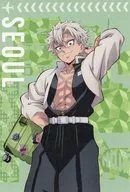 不死川実弥 ポストカード 「ワールドツアー上映 鬼滅の刃 絆の奇跡、そして柱稽古へ×ufotable cafe/マチ★アソビCAFE」 映画半券キャンペーン 対象ドリンク注文特典