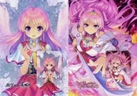 (2枚組) ユースティア・アストレア/宮国朱璃「穢翼のユースティア/千の刃濤、桃花染の皇姫 [台紙付き]」 C100/「穢翼＆千桃」テレカセット