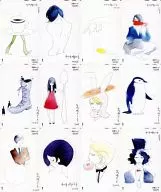 (12枚組) 「図書カード500円 中村明日美子 2008」 メロメロ vol.8・9・10全プレ