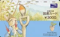 ピーターラビット「図書カード3000円 ピーター・ラビット(PETER RABBIT)」