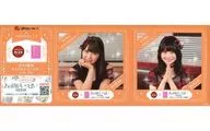 No.10 白間美瑠(NMB48)/小畑優奈(SKE48) オリジナルコースター 「ガスト×AKB48グループ」 あの頃がいっぱい～AKB48ミュージックビデオ集～販売記念コラボキャンペーン