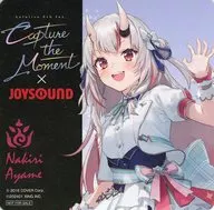 百鬼あやめ(ノーマル) オリジナルコースター 「バーチャルYouTuber ホロライブ hololive 5th fes. Capture the Moment×JOYSOUND コラボキャンペーン」 コラボドリンク注文特典 第3弾