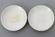 内山夕実＆種田梨沙 豆小皿セット(2枚組) 「夕実＆梨沙のラフストーリーは突然に」 C103グッズ