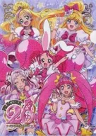 キュアフローラ＆キュアミラクル＆キュアホイップ＆キュアエール＆キュアスター ホログラムクリアファイルA4 「プリキュア20周年シリーズ」