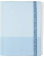 ゴムバンド付クリアファイル5P+F mitte ネモフィラブルー