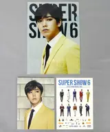 ソンミン 文具セット(A4クリアファイル+A5ノート+ステッカーセット) 「SUPER JUNIOR WORLD TOUR “SUPER SHOW6”」