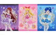 星宮いちご＆霧矢あおい＆紫吹蘭 A4クリアファイル3枚セットA 「劇場版 アイカツ!」