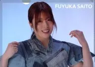 齋藤冬優花(背景：白) ランダムA4クリアファイル 「櫻坂46『BACKS LIVE!!』」