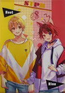 るぅと＆莉犬(すとろべりーぷりんす) A4クリアファイル 等身 「2021 summer オフィシャルグッズ」 A4クリアファイルくじ(2021夏ver.!!)景品