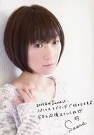Suara/印刷サイン、メッセージ入り/CD「舞い落ちる雪のように」ゲーマーズ特典ブロマイド