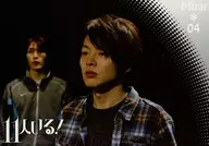 劇団Studio Life/関戸博一/横型・バストアップ・衣装青黒・チェック柄・左向き・「Mizar 04」/舞台「11人いる!」