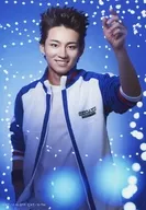 大久保樹(桃城武)/上半身・ライト白・背景青・キャラクターショット/ミュージカル『テニスの王子様』TEAM Party SEIGAKU・HIGA