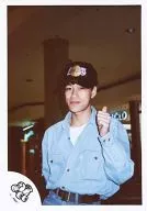 光GENJI/山本淳一/上半身・デニムシャツ・左手親指立て・帽子/公式生写真