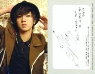 SUPER JUNIOR/イェソン(YESUNG)/裏面印刷サイン.メッセージ入り/CD｢美人(BONAMANA)｣封入特典トレカ(日本ライセンス盤)