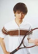 加藤良輔(木更津淳)/上半身/ユニフォーム/ラケット抱え/背景白/ミュージカルテニスの王子様 More than Limit 聖ルドルフ学院