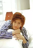 中河内雅貴(仁王雅治)/うつ伏せ・衣装青・パジャマ・両手枕抱え・私服ショット/ミュージカル『テニスの王子様』Absolute King 立海 feat. 六角 ～Second Service 生写真