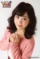 伊藤優衣(ユリ子)/バストアップ・衣装ピンク・白・両手胸元・キャラクターショット/舞台「もーれつア太郎 木枯らしに踊る花吹雪」個別ブロマイド