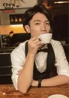 熊谷健太郎/上半身・座り・衣装黒・白・右手カップ/くまがみ珈琲店～プレミアムブレンド～ 公開録音イベント出張3号店ブロマイドセット Bセット