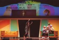 集合(5人)/ライブフォト・横型・全身・衣装黒・白・ピンク・青・本田右向き・両手上げ・・キャラクターショット/「MANKAI STAGE『A3!』Film Collection 2019 in Kobe」ランダムブロマイド S＆S2018ステージショット