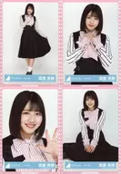 ◇渡邉美穂/日向坂46 ランダム生写真【4th MV衣装】 4種コンプリートセット