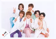 美 少年/集合(6人)/横型・膝上/美 少年 ISLAND TV プロフィール写真撮影オフショット 第1弾/公式生写真