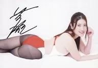 ☆草野綾/直筆サイン入り・横型/競これイベント特典生写真