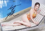 ☆草野綾/直筆サイン入り・横型/競これイベント特典生写真
