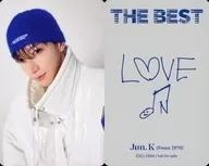 2PM/Jun. K(ジュンケイ)/裏面印刷メッセージ入り/CD「THE BEST(通常盤)」(ESCL-5904)初回仕様限定封入フォトカード(Type C)