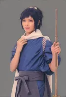 植田圭輔(大和守安定)/内番衣装・キャラクターショット/ミラー仕様/舞台「刀剣乱舞」心伝 つけたり奇譚の走馬灯× SHIBUYA TSUTAYA コラボカフェ ランダムトレーディングカード