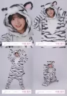 ◇中嶋優月/櫻坂46ランダム生写真【どうぶつ着ぐるみ】 4種コンプリートセット